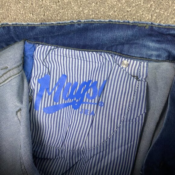Mugsy Jeans Men's 35 x 34 Fits 34 x 33 Blue Lake Shores Stretch FLX3NLA - Picture 8 of 14